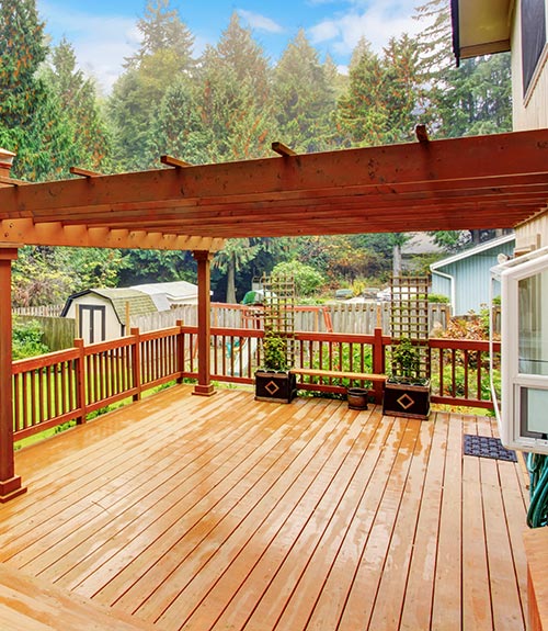 Deck cleaning