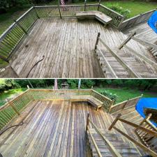 Wood deck cleaning in danville pa 003
