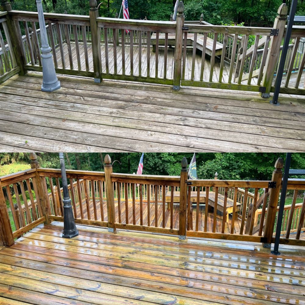 Wood Deck Cleaning in Danville, PA