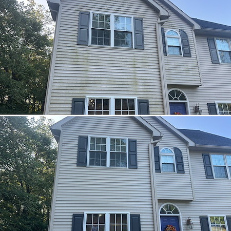 Why is pressure washing important before painting or staining